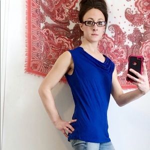 Blue tank top